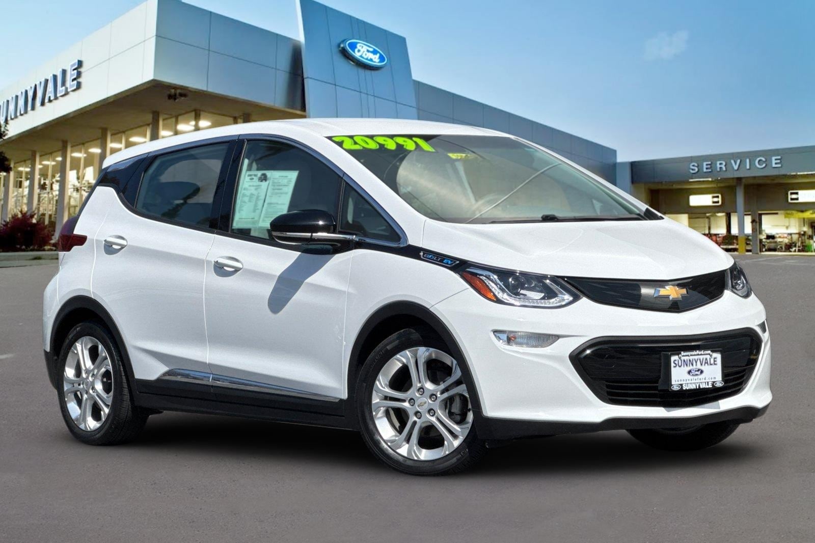Used 2019 Chevrolet Bolt EV LT with VIN 1G1FW6S02K4103756 for sale in Sunnyvale, CA