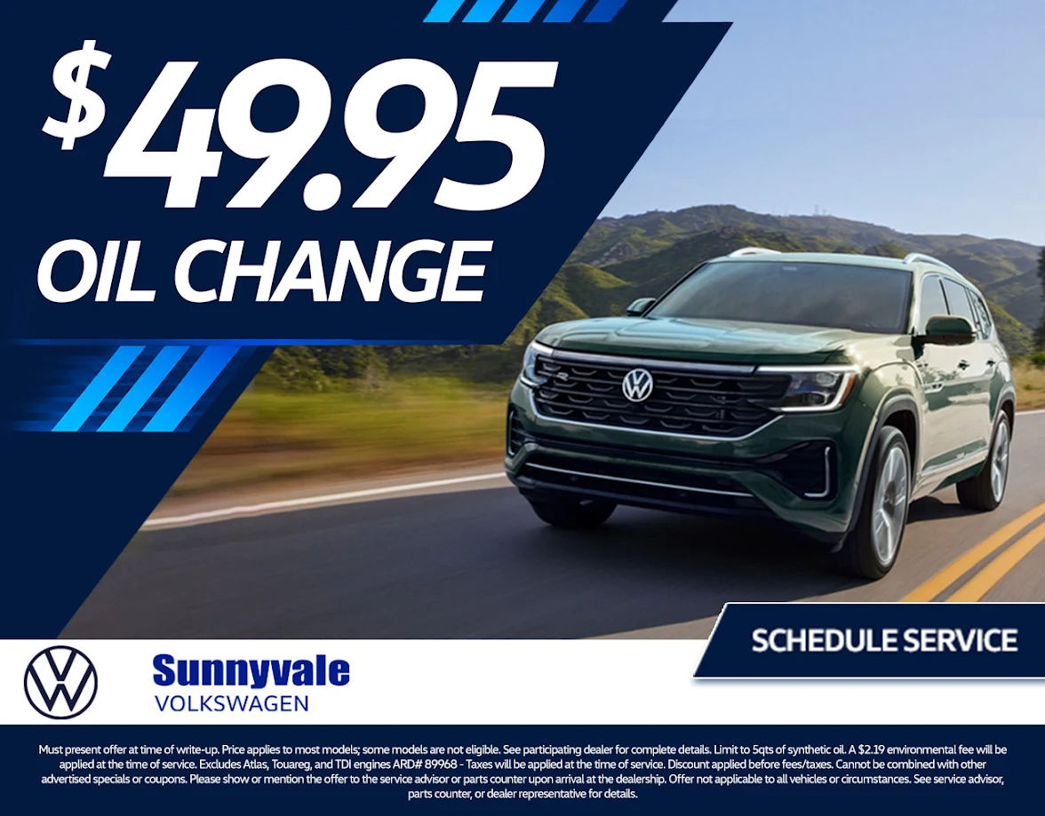 Schedule service at Sunnyvale Volkswagen
