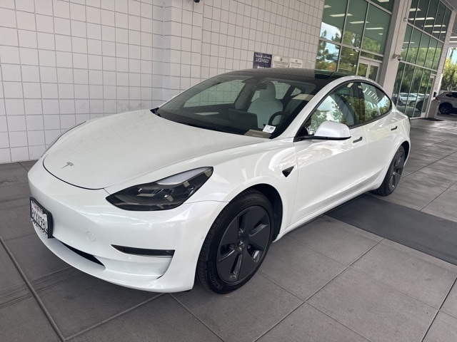 Used 2021 Tesla Model 3 Base with VIN 5YJ3E1EA4MF091576 for sale in Sunnyvale, CA