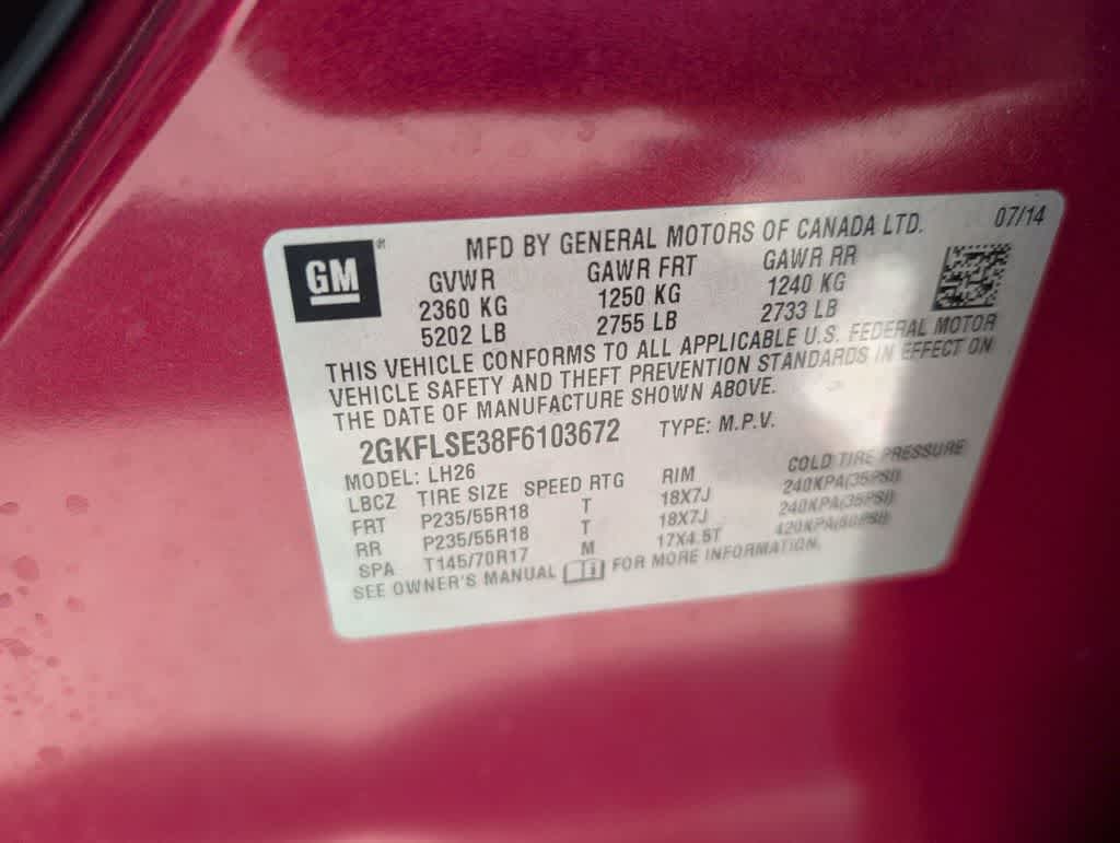 Thumbnail: 2015 GMC Terrain - 36