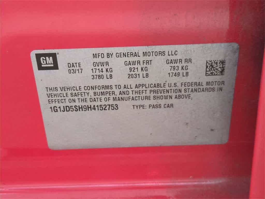 Thumbnail: 2017 Chevrolet Sonic - 34