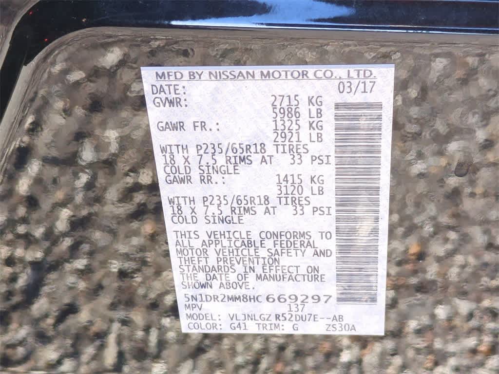 Thumbnail: 2017 Nissan Pathfinder - 15