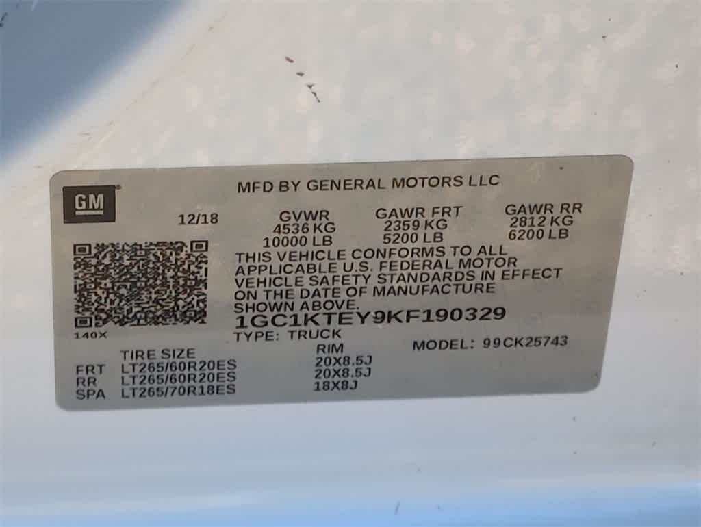 Thumbnail: 2019 Chevrolet Silverado 2500 - 15