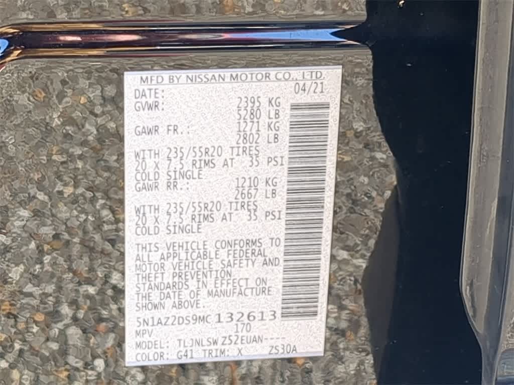 Thumbnail: 2021 Nissan Murano - 39