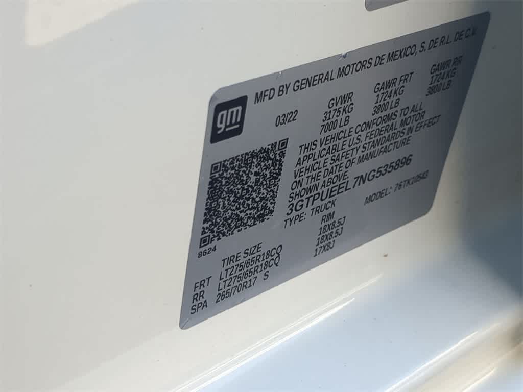 Thumbnail: 2022 GMC Sierra 1500 - 36