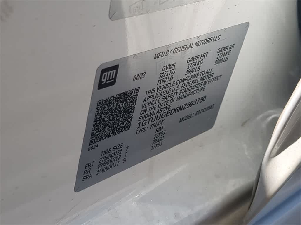 Thumbnail: 2022 GMC Sierra 1500 - 36