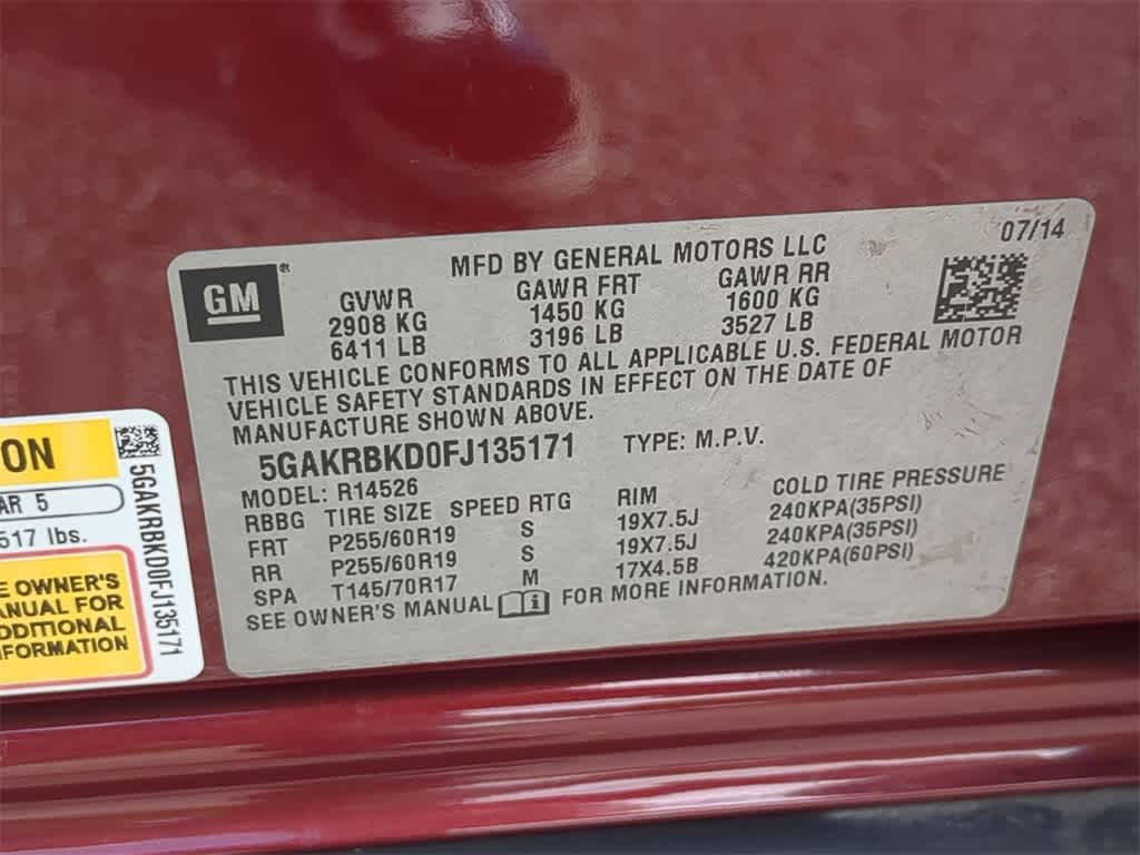 2015 Buick Enclave Leather Group 38