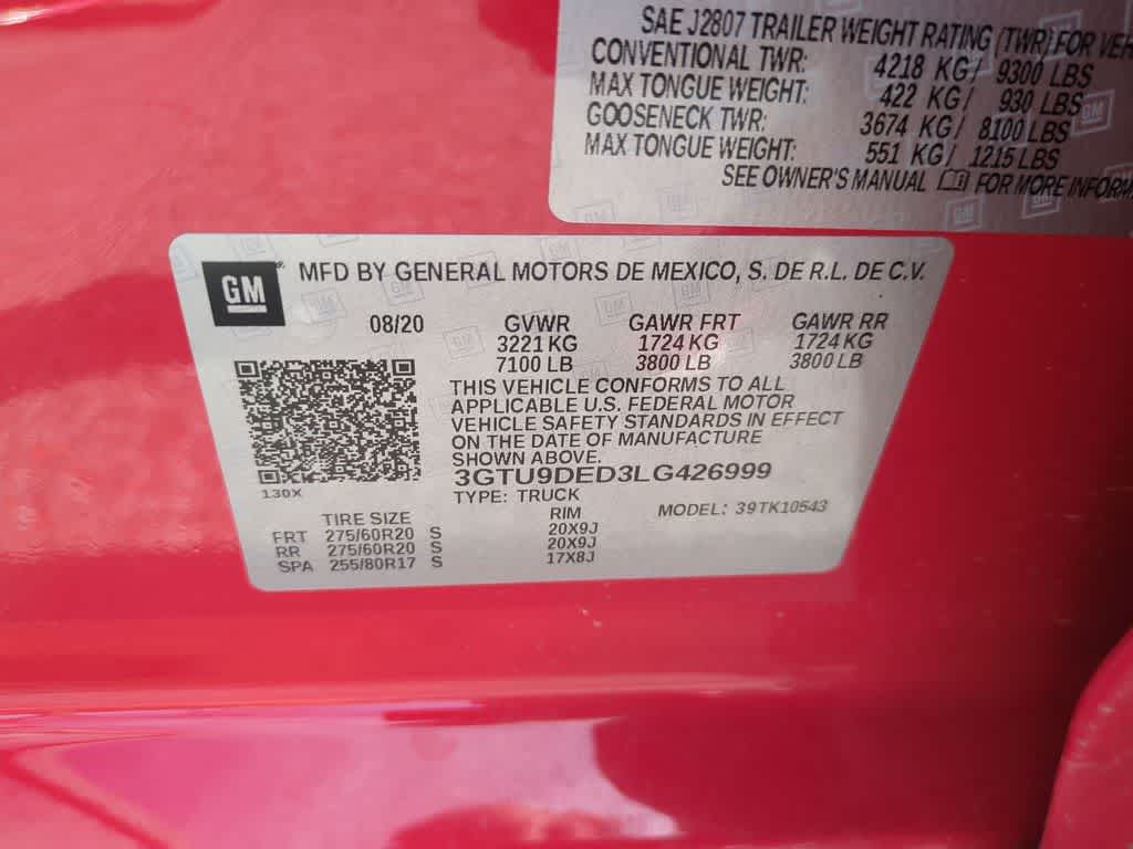 Thumbnail: 2020 GMC Sierra 1500 - 38