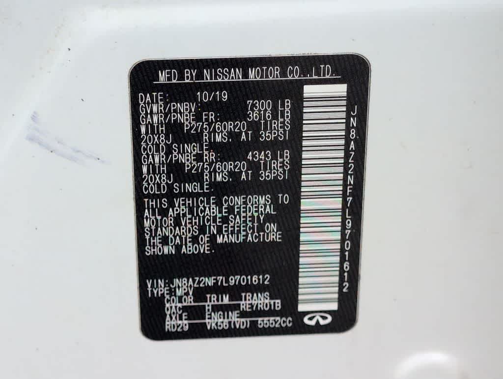 Thumbnail: 2020 INFINITI QX80 - 15