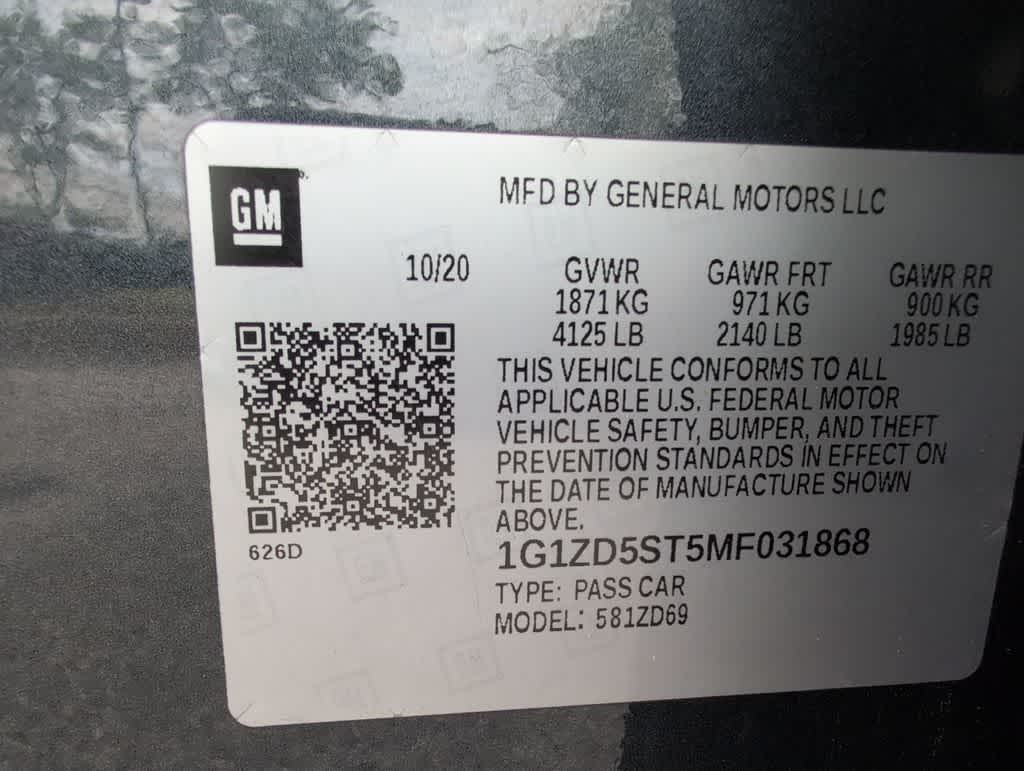 Thumbnail: 2021 Chevrolet Malibu - 15