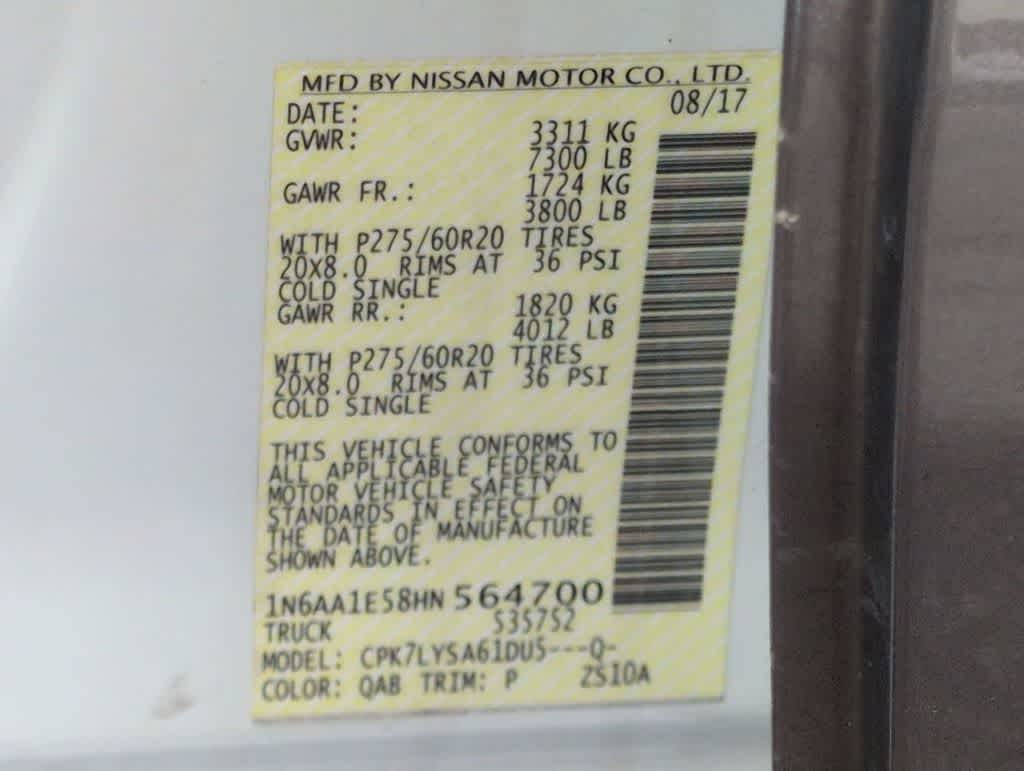 Thumbnail: 2017 Nissan Titan - 15