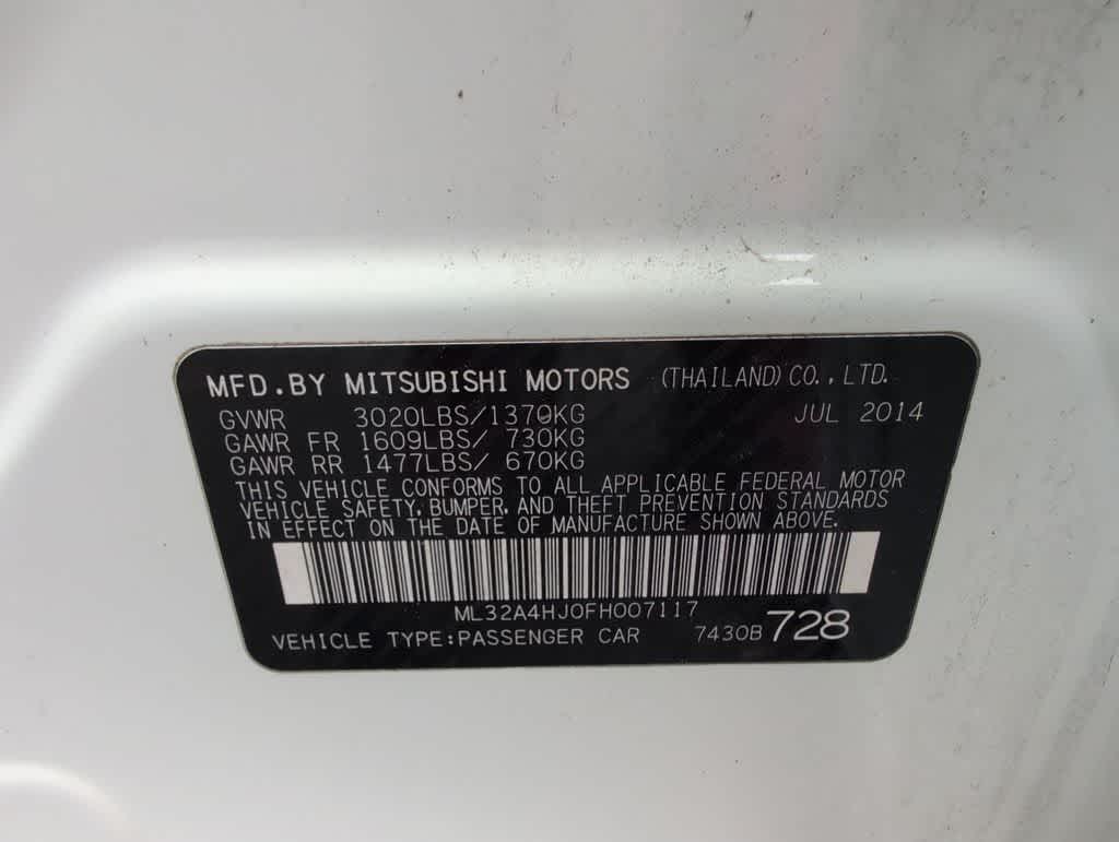 Thumbnail: 2015 Mitsubishi Mirage - 35