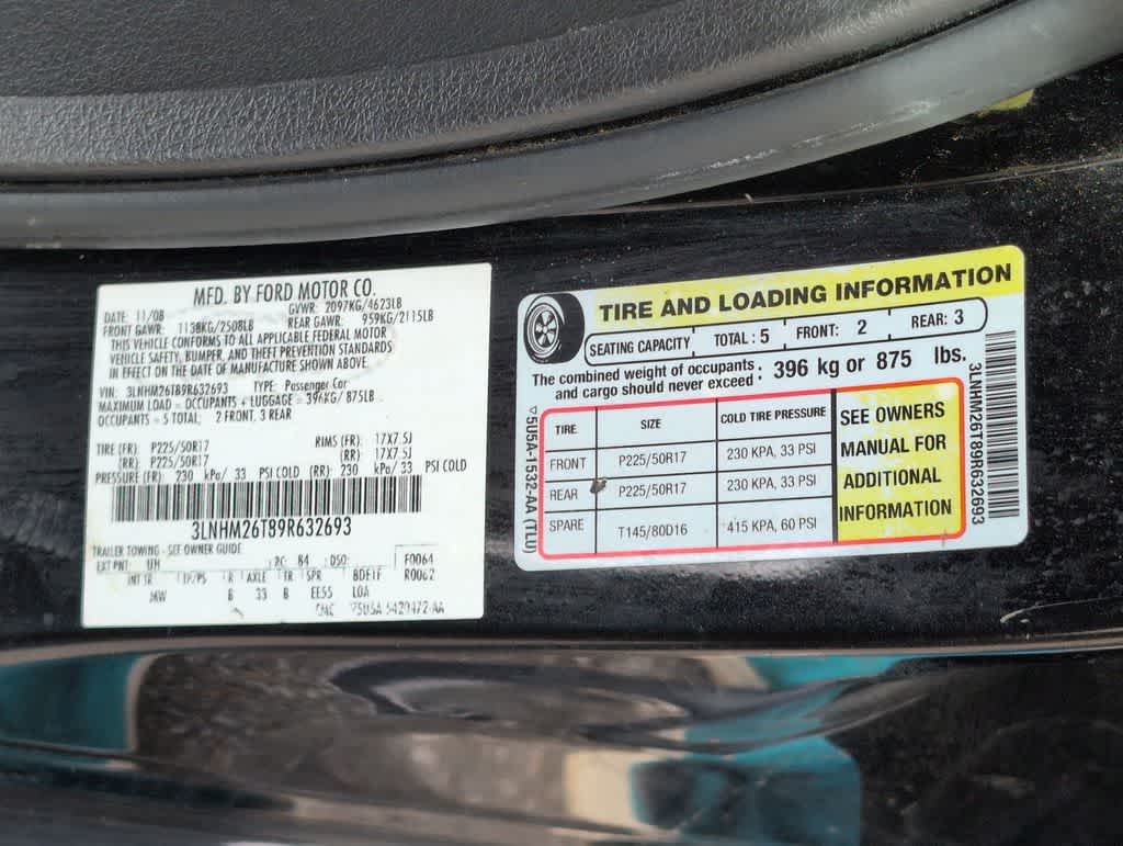 Thumbnail: 2009 Lincoln MKZ - 15