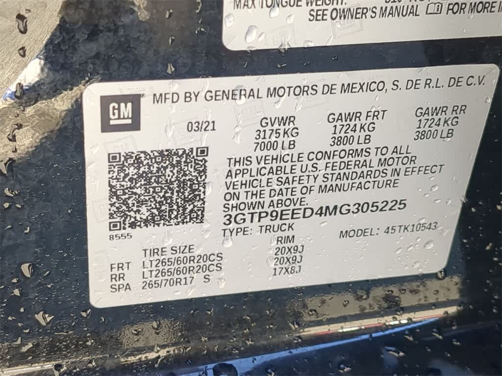 Thumbnail: 2021 GMC Sierra 1500 - 36