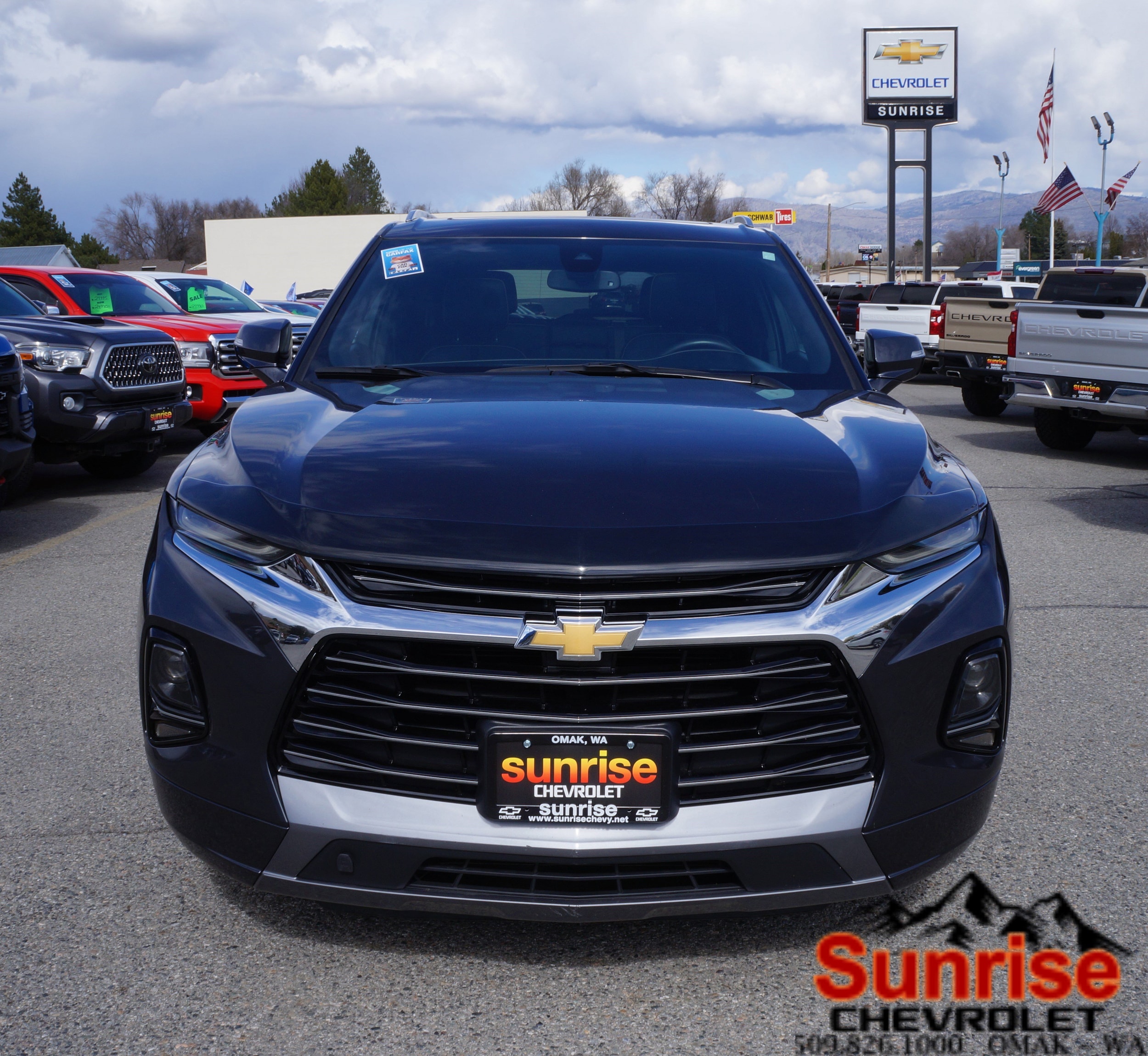 Used 2022 Chevrolet Blazer Premier with VIN 3GNKBLRS4NS136003 for sale in Omak, WA