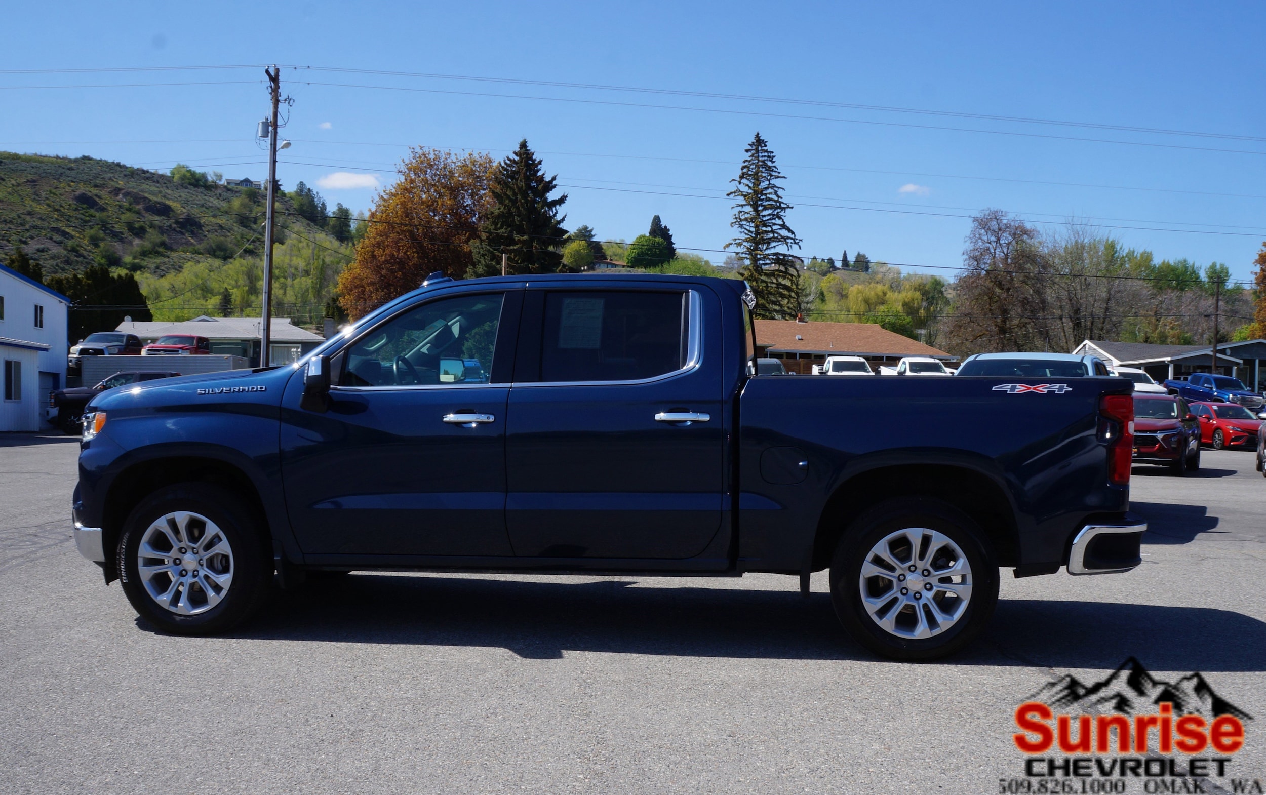 Used 2023 Chevrolet Silverado 1500 LTZ with VIN 2GCUDGED1P1106109 for sale in Omak, WA