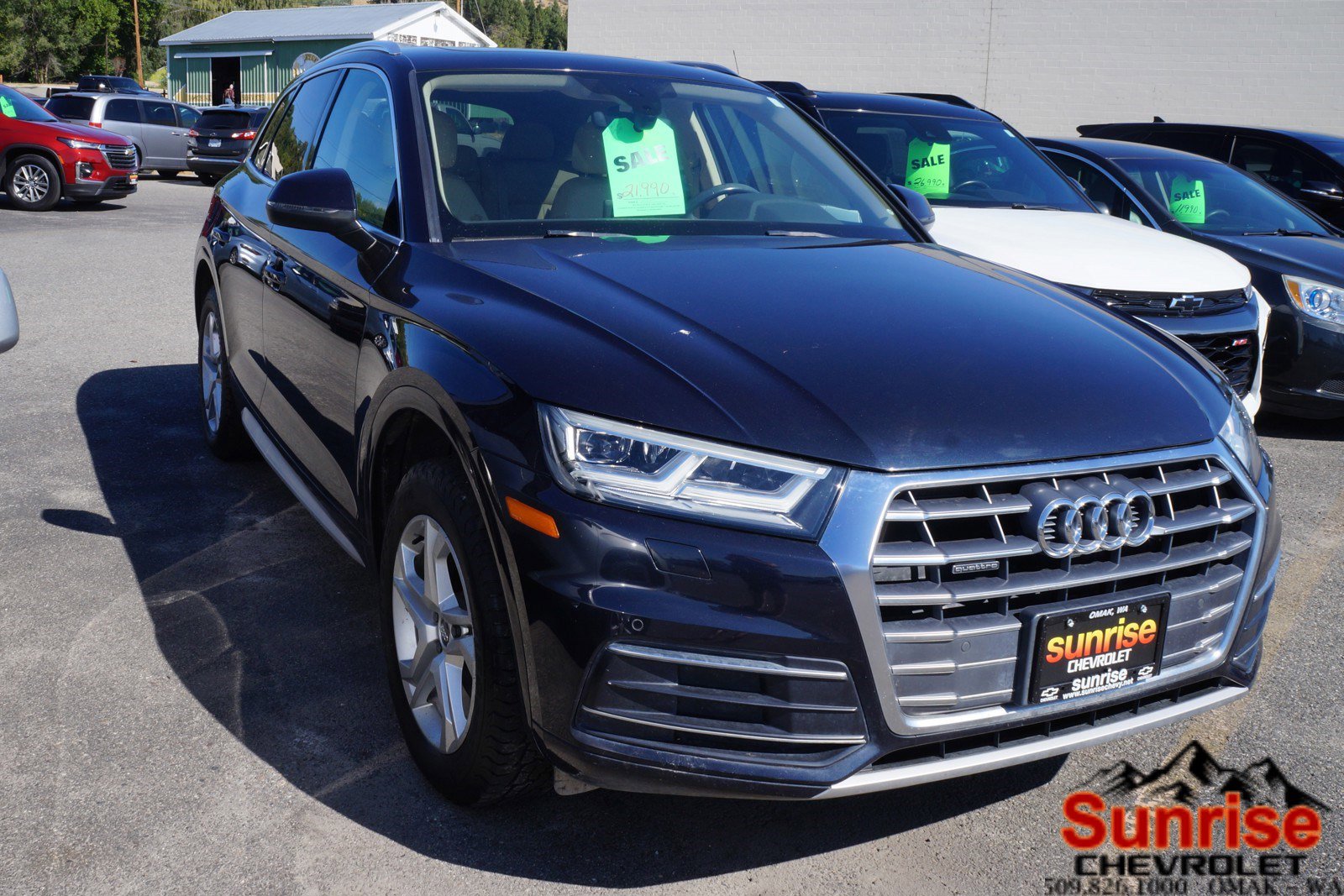 Used 2018 Audi Q5 Premium Plus with VIN WA1BNAFY5J2069747 for sale in Omak, WA