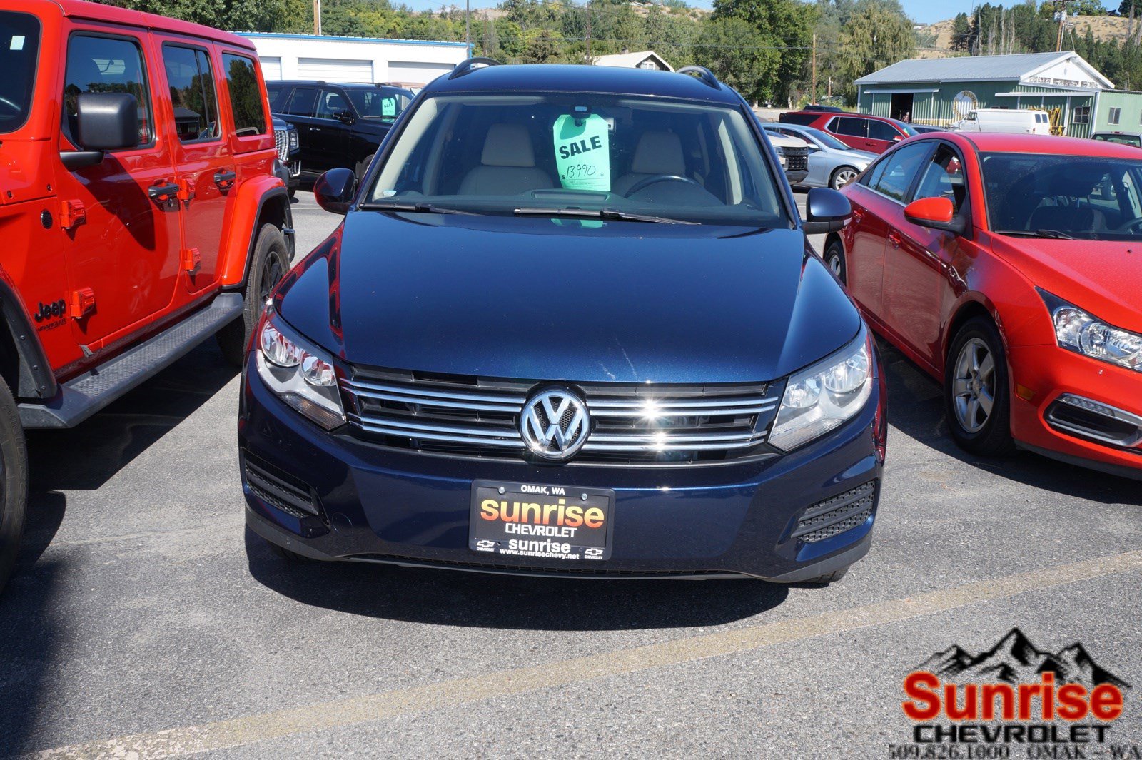 Used 2016 Volkswagen Tiguan S with VIN WVGAV7AX2GW003270 for sale in Omak, WA