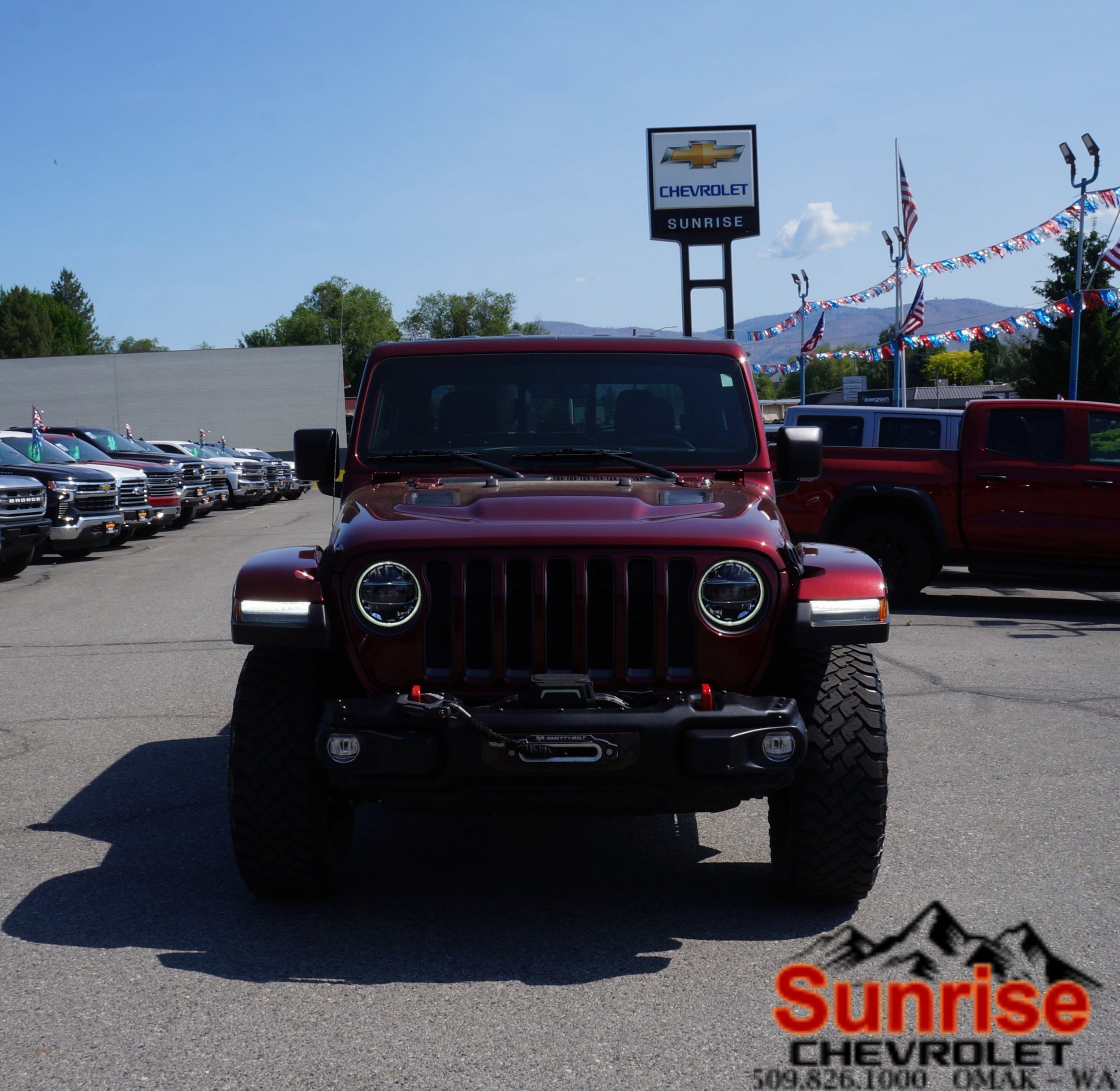 Used 2021 Jeep Gladiator Rubicon with VIN 1C6JJTBG6ML606413 for sale in Omak, WA