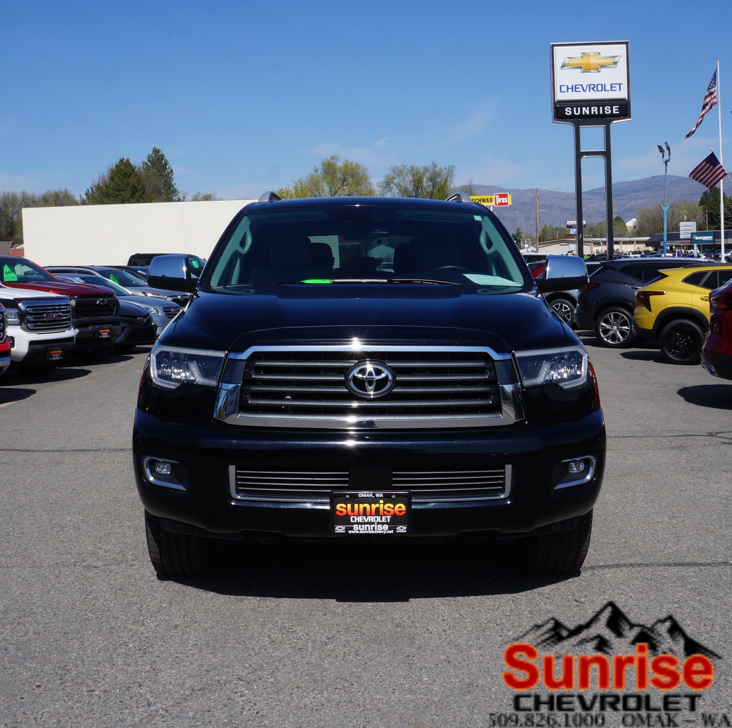 Used 2021 Toyota Sequoia Limited with VIN 5TDFY5B17MS183115 for sale in Omak, WA