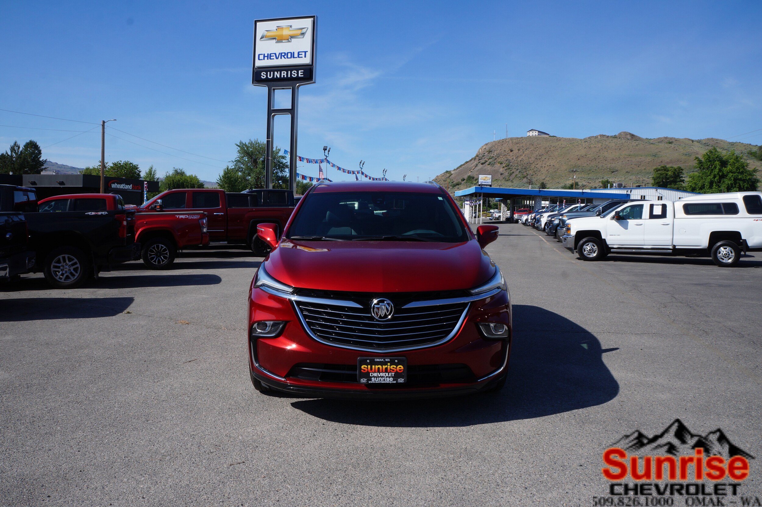 Used 2024 Buick Enclave Premium with VIN 5GAEVBKW9RJ127861 for sale in Omak, WA