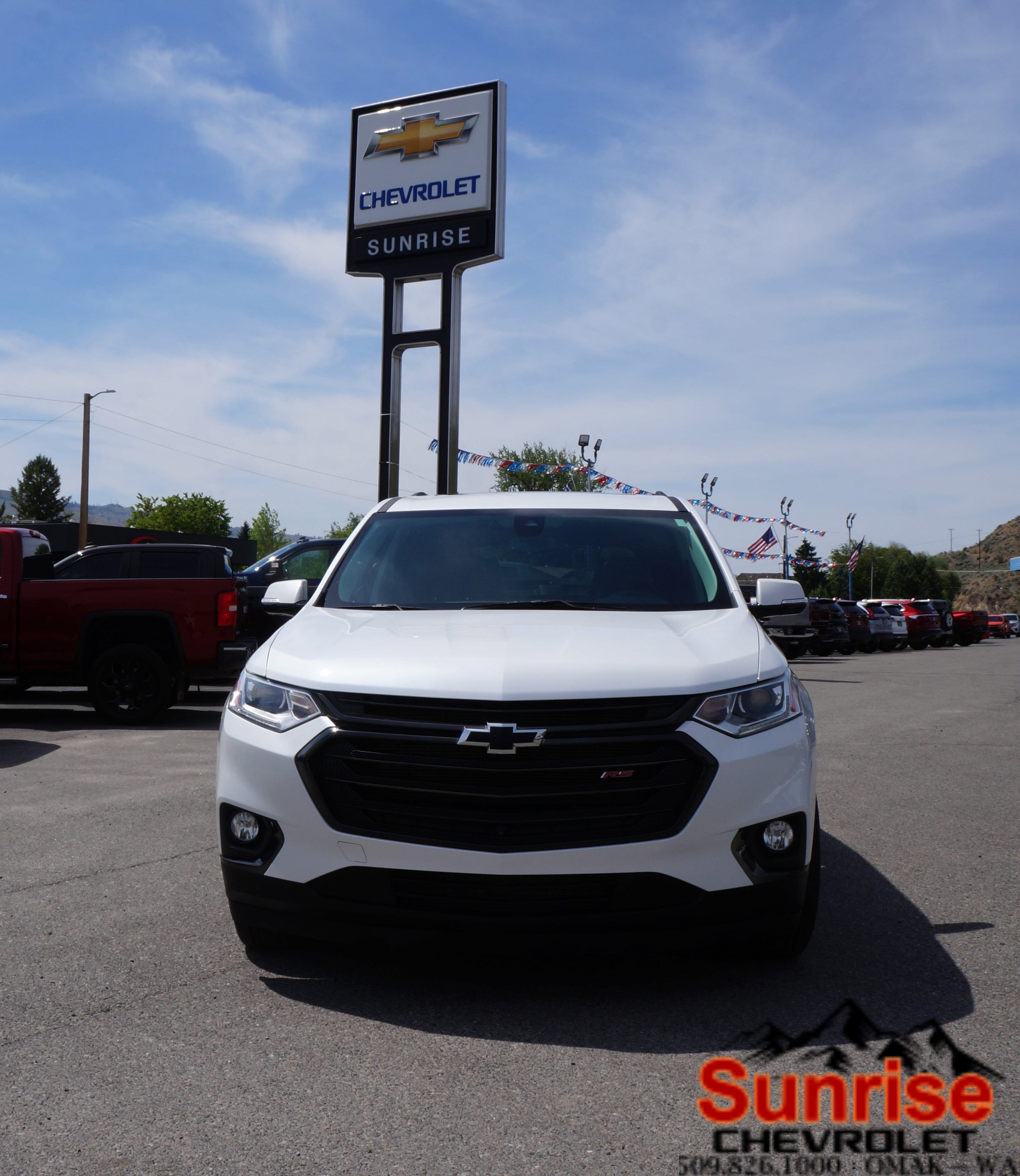 Used 2021 Chevrolet Traverse RS with VIN 1GNEVJKW1MJ111095 for sale in Omak, WA