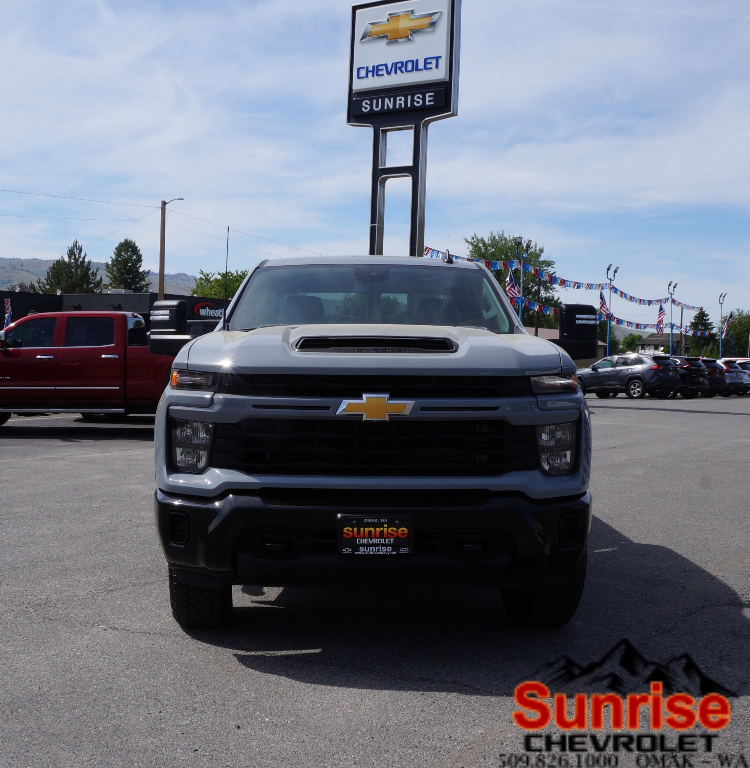 Used 2024 Chevrolet Silverado 2500HD Custom with VIN 2GC4YME7XR1175221 for sale in Omak, WA