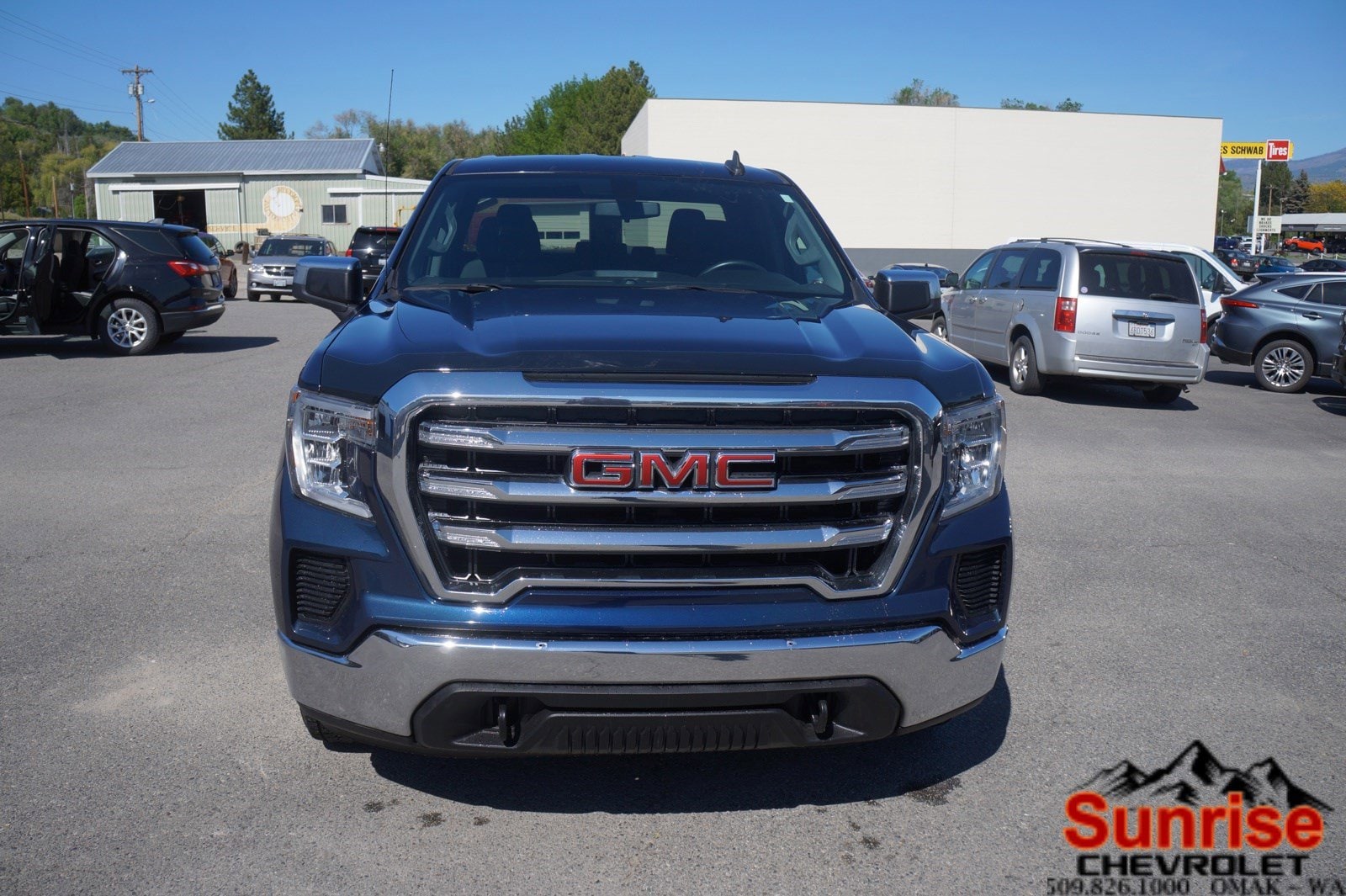 Used 2021 GMC Sierra 1500 SLE with VIN 1GTR9BED1MZ160250 for sale in Omak, WA