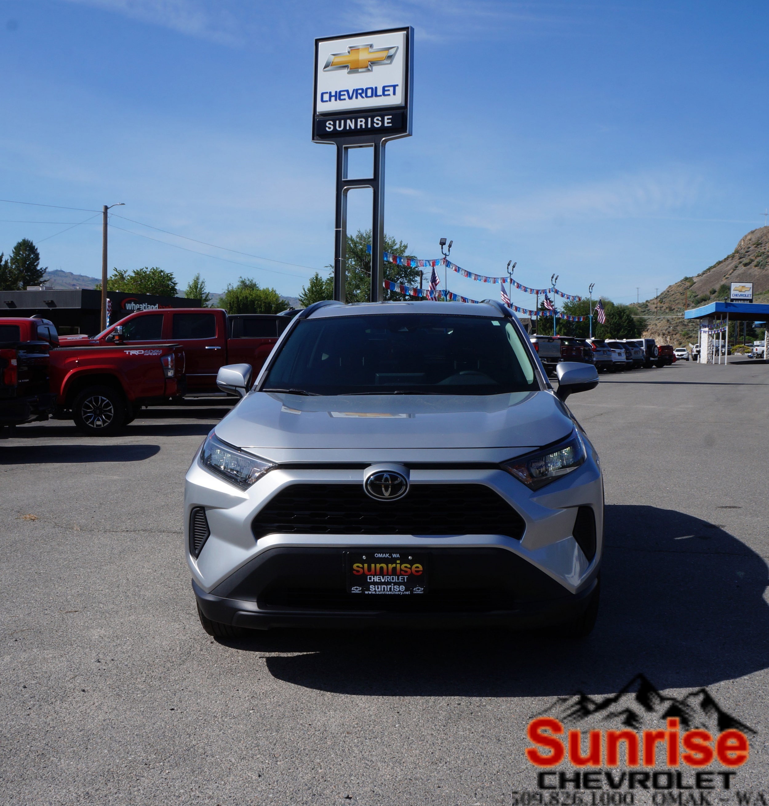 Used 2021 Toyota RAV4 LE with VIN 2T3G1RFVXMW227975 for sale in Omak, WA