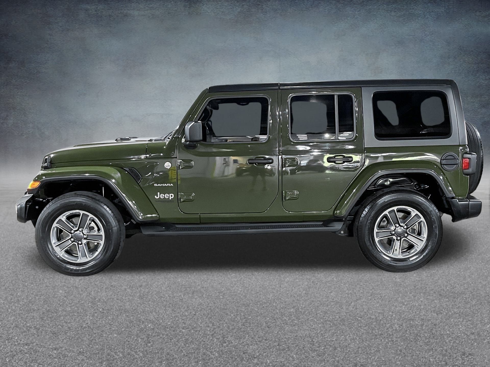 Used 2021 Jeep Wrangler Unlimited Sahara with VIN 1C4HJXEN6MW576675 for sale in Forest Hills, NY