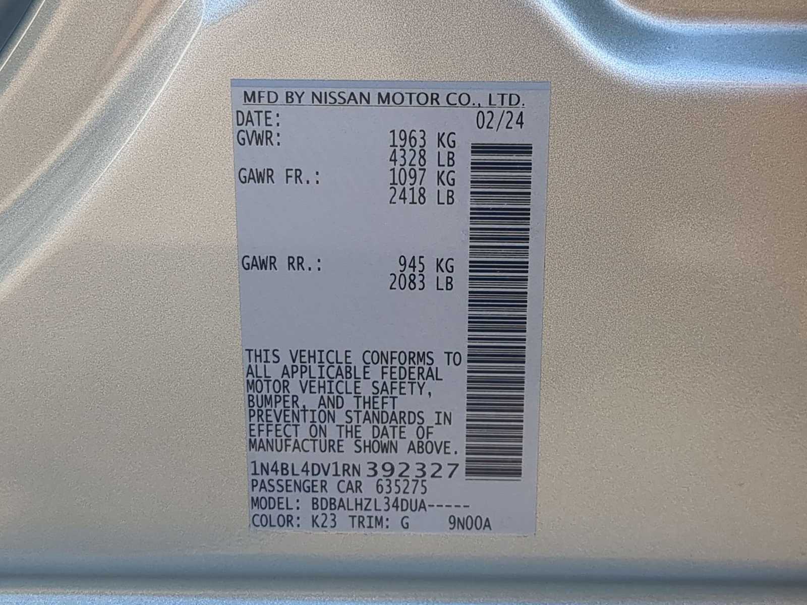 Thumbnail: 2024 Nissan Altima - 34