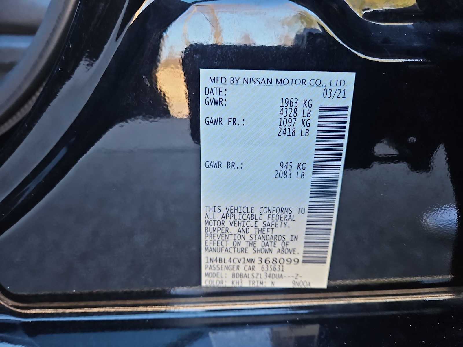 Thumbnail: 2021 Nissan Altima - 36