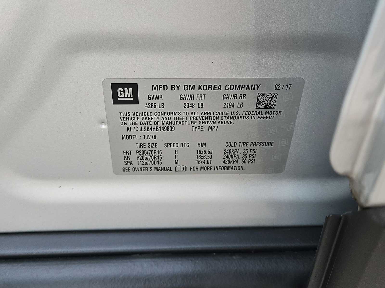 Thumbnail: 2017 Chevrolet Trax - 35