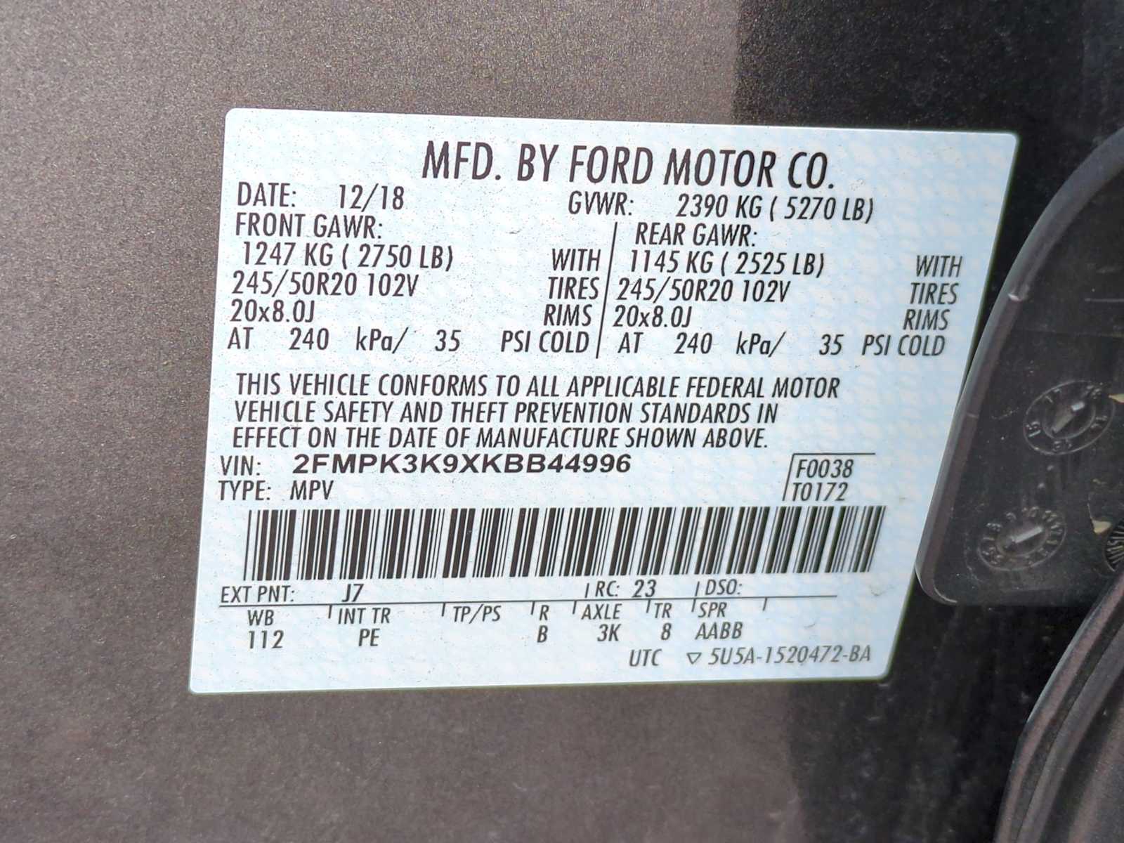 Thumbnail: 2019 Ford Edge - 39