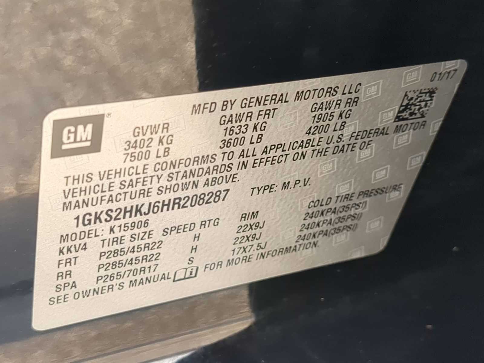 2017 GMC Yukon XL Denali 36