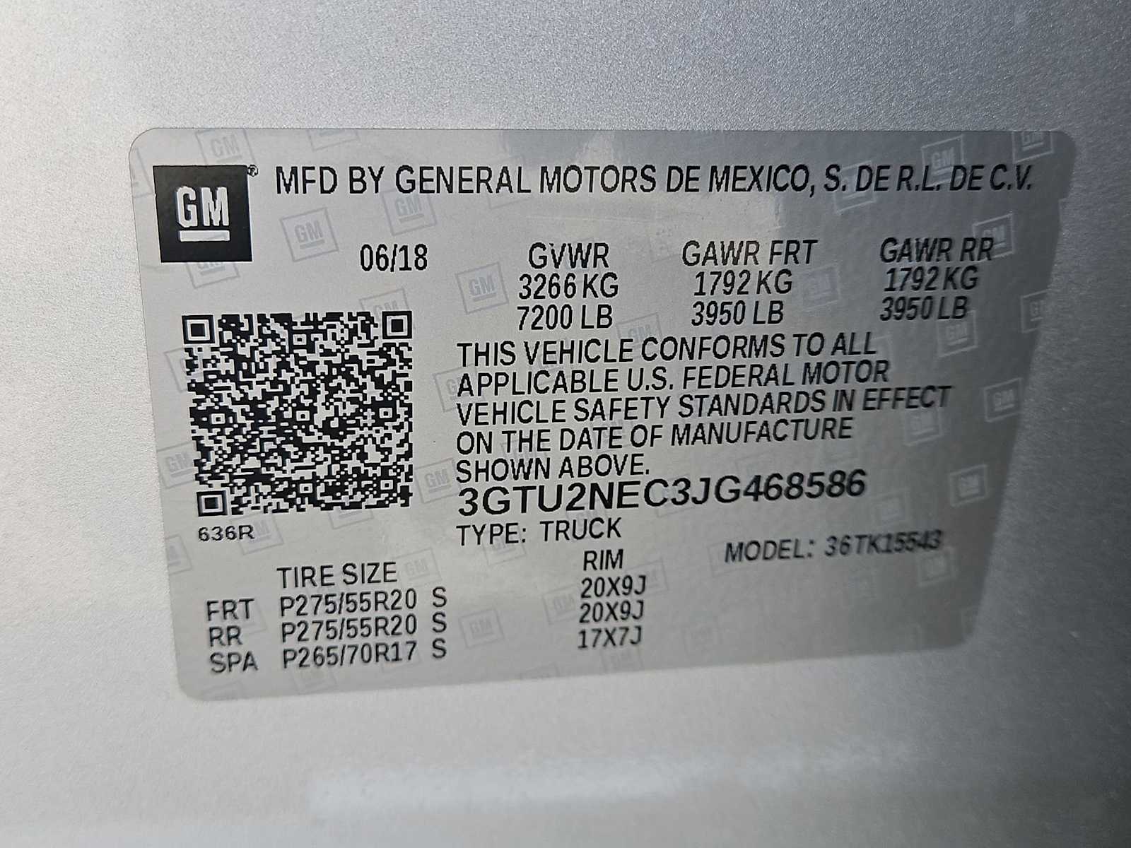 Thumbnail: 2018 GMC Sierra 1500 - 36