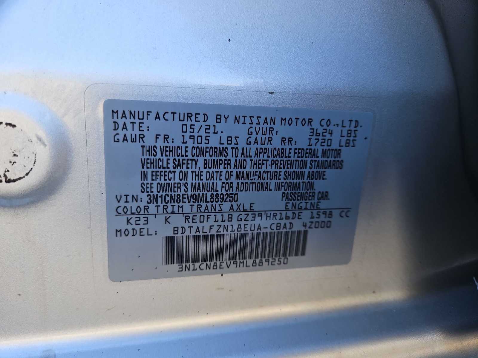 Thumbnail: 2021 Nissan Versa - 34