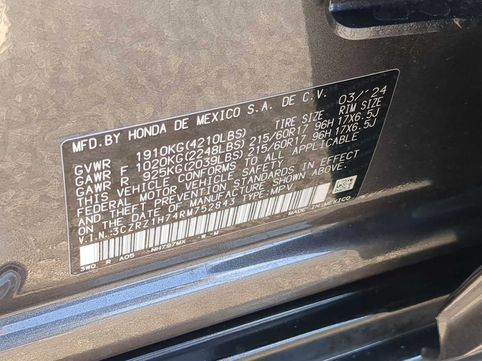 Thumbnail: 2024 Honda HR-V - 35