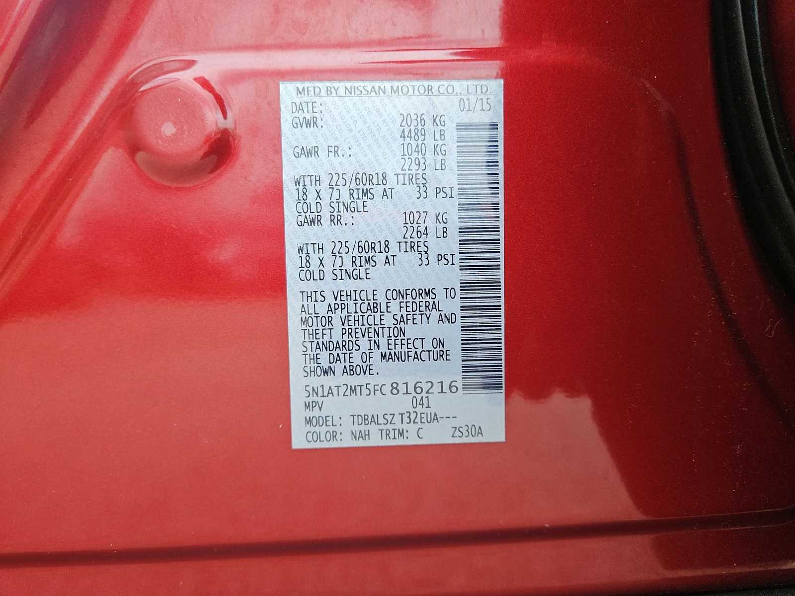 Thumbnail: 2015 Nissan Rogue - 38