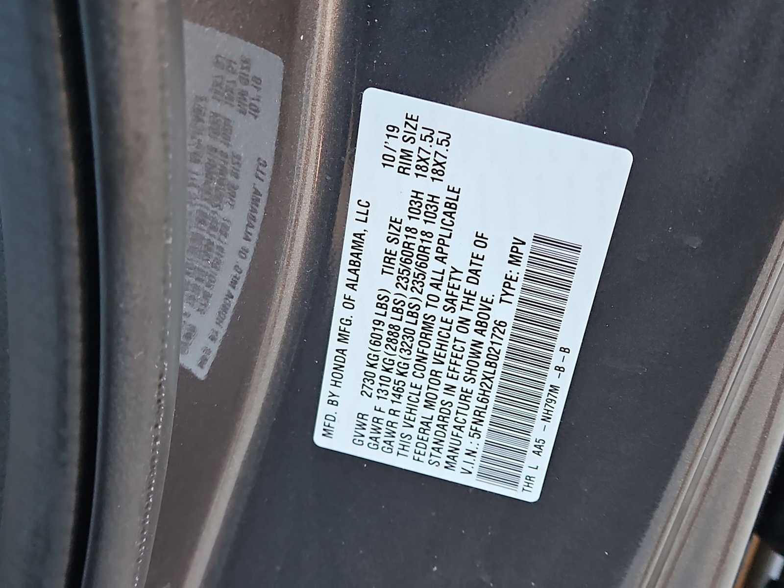 Thumbnail: 2020 Honda Odyssey - 36