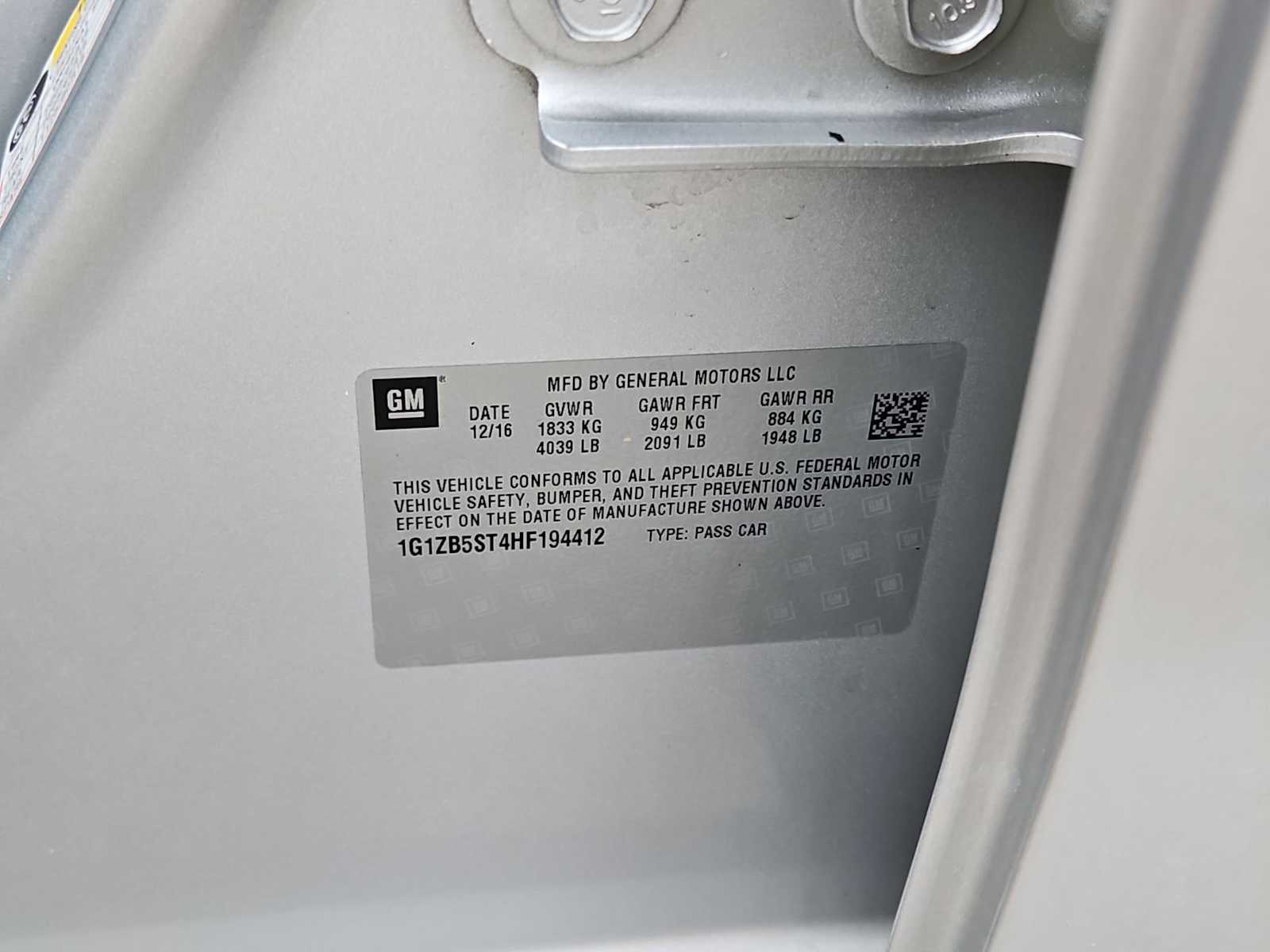 Thumbnail: 2017 Chevrolet Malibu - 34