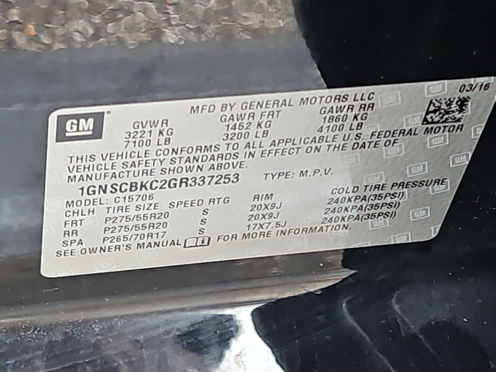 Thumbnail: 2016 Chevrolet Tahoe - 37