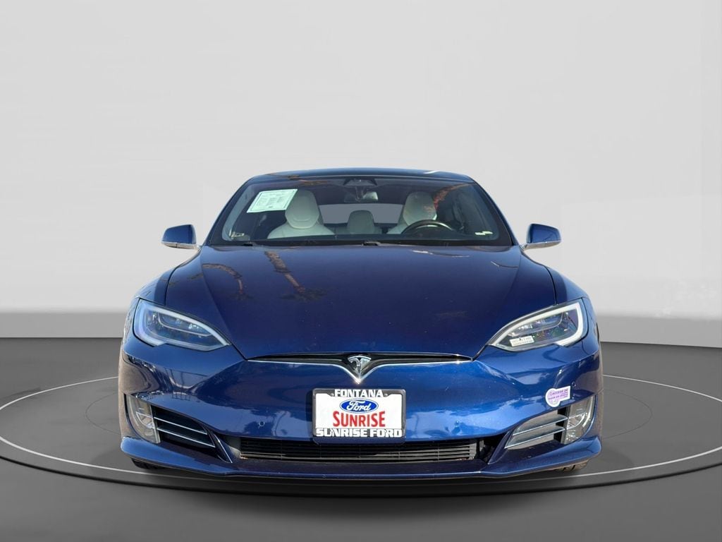 Used 2018 Tesla Model S 75D with VIN 5YJSA1E21JF287955 for sale in Fontana, CA