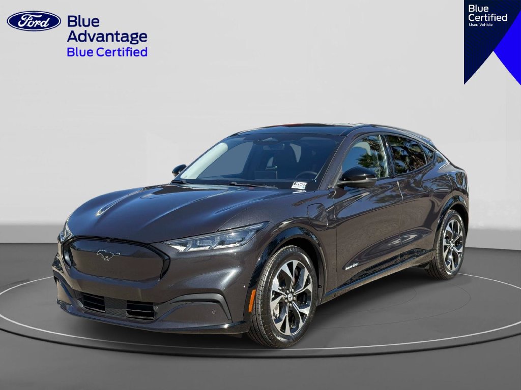 Certified 2021 Ford Mustang Mach-E Premium RWD with VIN 3FMTK3RM8MMA56684 for sale in Los Angeles, CA