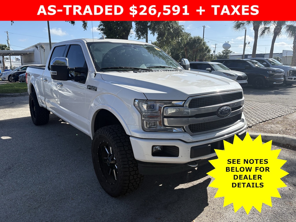 Used 2018 Ford F-150 Platinum Truck