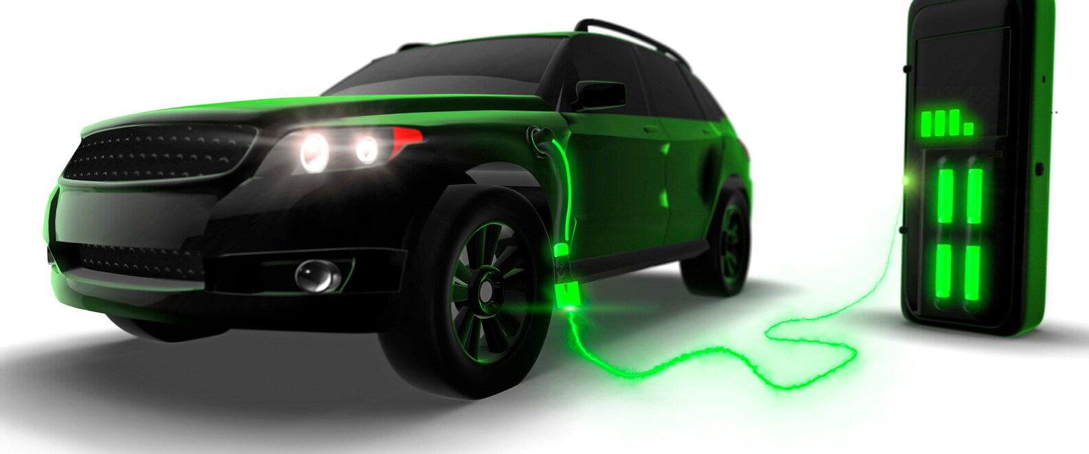 A 3D rendering of the new 2023 Cadillac Lyriq.