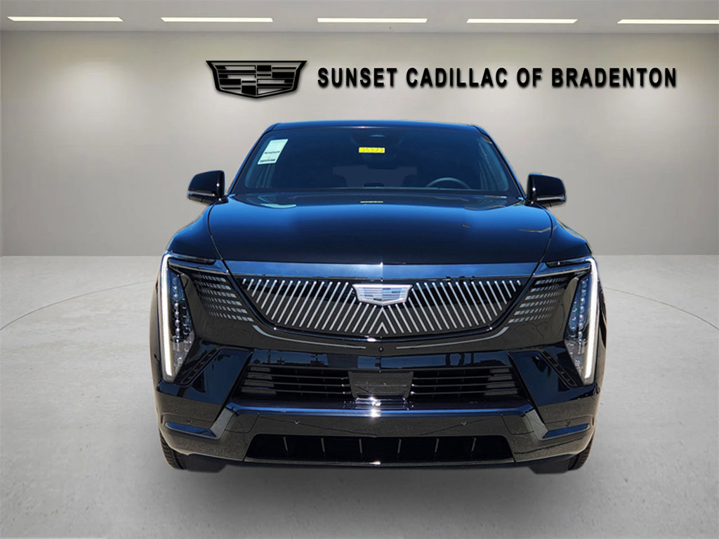 Gloss Black LED Front Emblem Set For 2025 Cadillac Escalade Sport Platinum & V Series