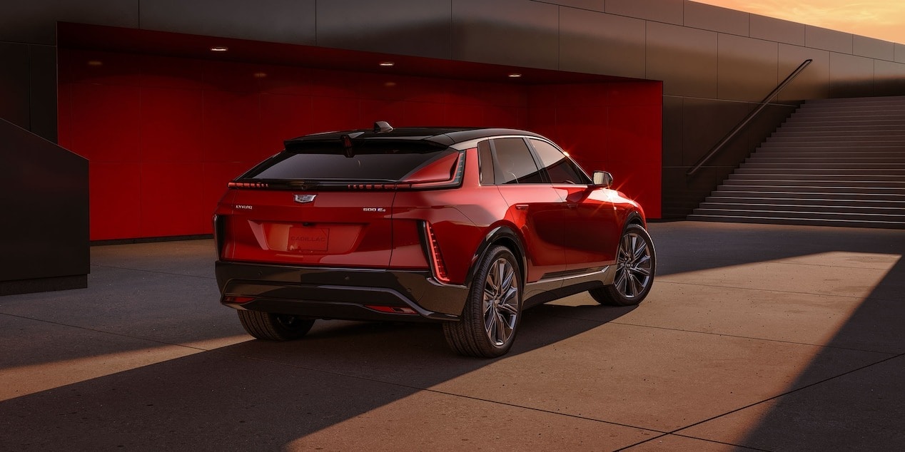 Red 2024 Cadillac LYRIQ EV