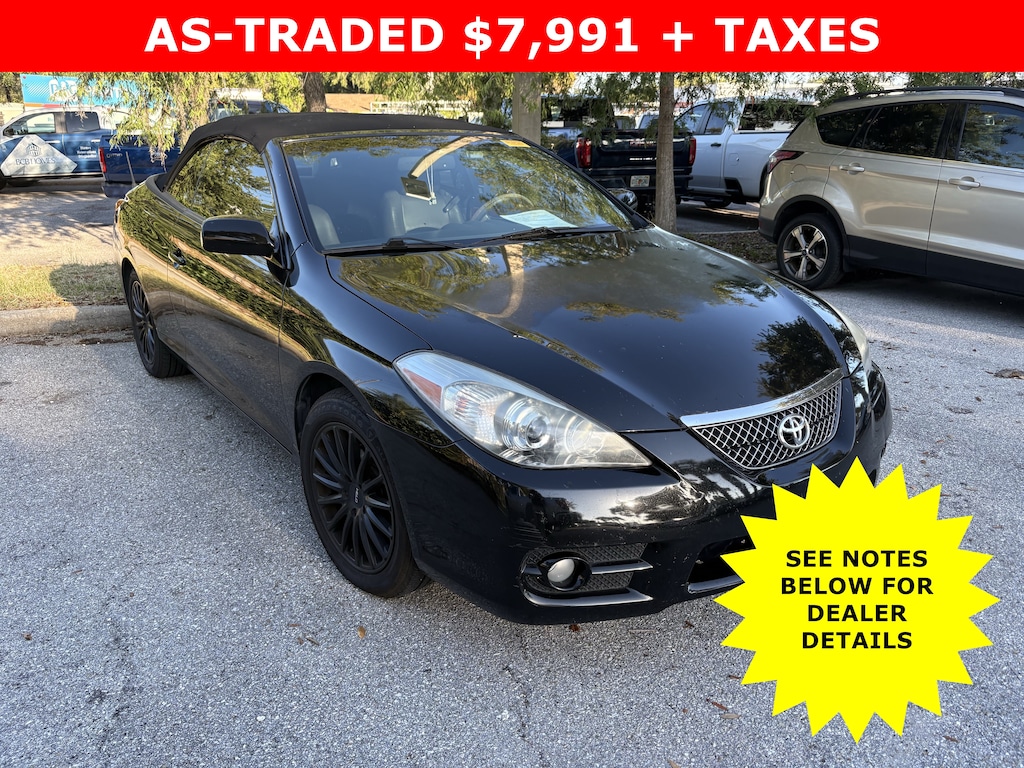 Used 2008 Toyota Camry Solara SLE Convertible