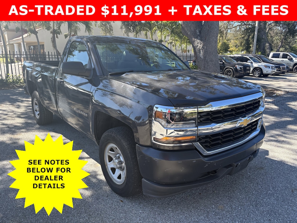Used 2016 Chevrolet Silverado 1500 Work Truck Truck